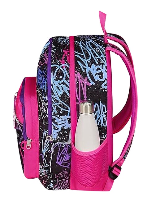 SJ EVER FIXSTAR GIRL Mochila de doble compartimento negro - Mochilas Escuela & Tiempo Libre