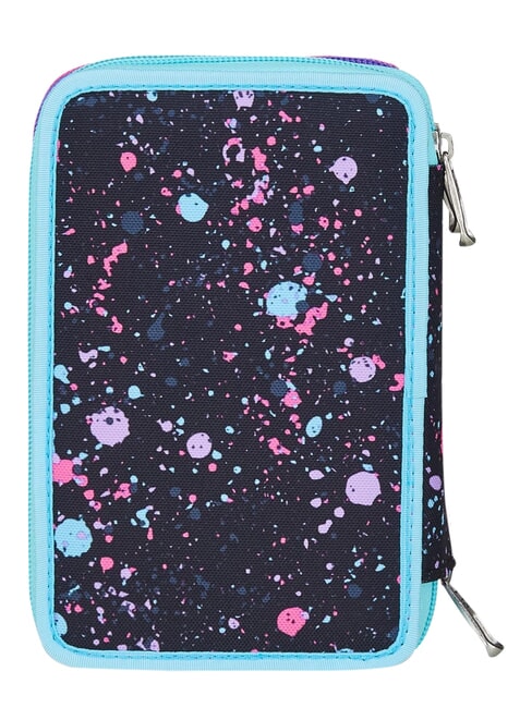 GET TOGETHER Estuche para l&aacute;pices con 3 cremalleras negro - Estuches y Accesorios