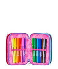 SEVEN GET TOGETHER Estuche para l&aacute;pices con 3 cremalleras negro - Estuches y Accesorios - 3