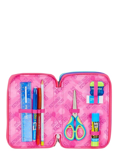 GET TOGETHER Estuche para l&aacute;pices con 3 cremalleras negro - Estuches y Accesorios