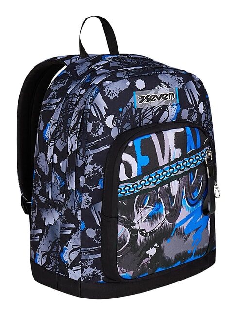 HUE E WRITES Mochila de doble compartimento azul reflejo - Mochilas Escuela & Tiempo Libre