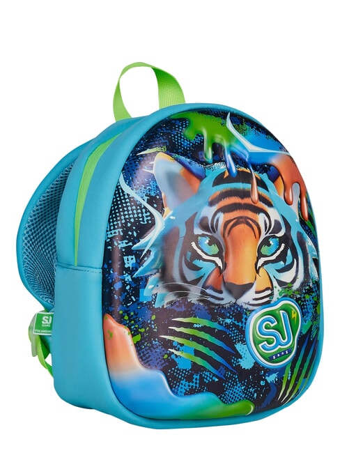 FANCY ANIMALS Mochila peque&ntilde;a con bolsillo lateral turquesa brillante - Mochilas Escuela & Tiempo Libre