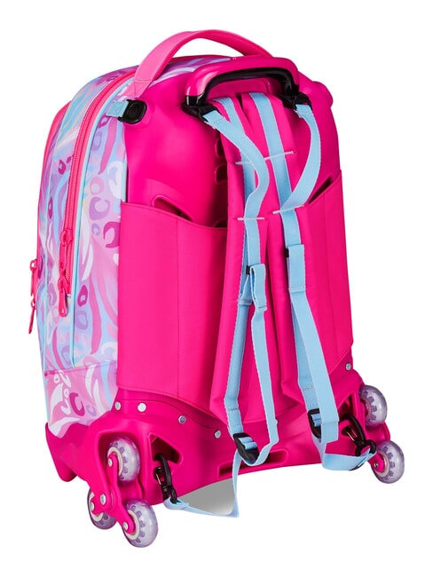 PLUSHY RABBIT Mochila con carrito de 3 ruedas, desmontable mu&ntilde;eca rosa - Mochilas con ruedas