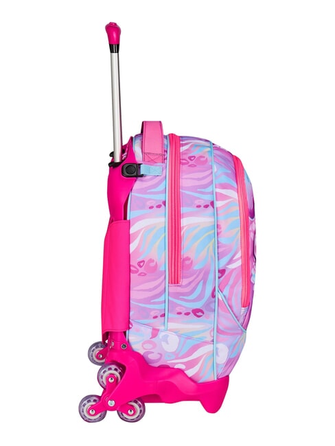 PLUSHY RABBIT Mochila con carrito de 3 ruedas, desmontable mu&ntilde;eca rosa - Mochilas con ruedas