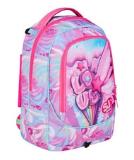 SJGANG PLUSHY RABBIT Mochila con carrito de 3 ruedas, desmontable mu&ntilde;eca rosa - Mochilas con ruedas - 13