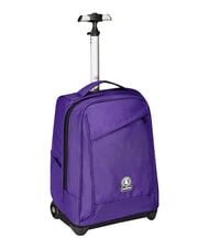 INVICTA SOLID GRS Mochila con carrito de 2 ruedas, fija p&uacute;rpura real - Mochilas con ruedas - 3
