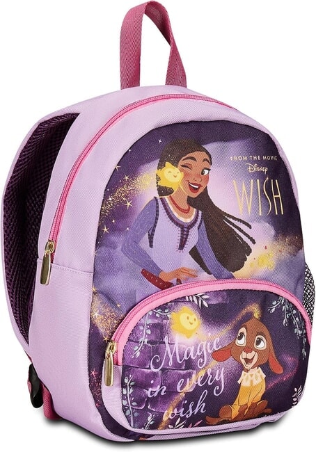 ASILO Mochila peque&ntilde;a con laterales de malla VIOLA - Mochilas Escuela & Tiempo Libre