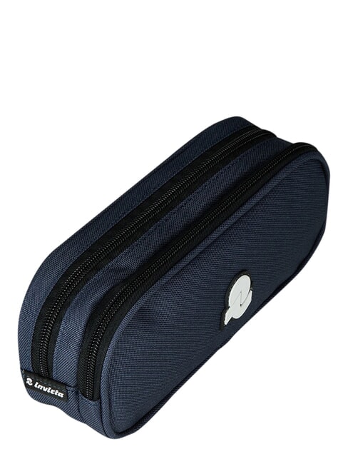 NEW WAY Estuche para l&aacute;pices, 2 cremalleras HUMOR &Iacute;NDIGO - Estuches y Accesorios