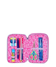 SJGANG FANTASYS GIRL Estuche para l&aacute;pices con 3 cremalleras lila suave - Estuches y Accesorios - 5