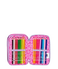 SJGANG FANTASYS GIRL Estuche para l&aacute;pices con 3 cremalleras lila suave - Estuches y Accesorios - 6