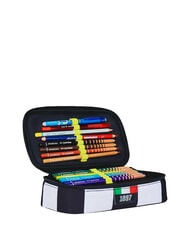 JUVENTUS MAGIC GOAL Estuche para l&aacute;pices Juventus, estuche r&aacute;pido RAYA NEGRO / BLANCO - Estuches y Accesorios - 4