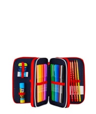 SPIDERMAN HANG TIME Estuche para l&aacute;pices con 3 cremalleras azul claro - Estuches y Accesorios - 2