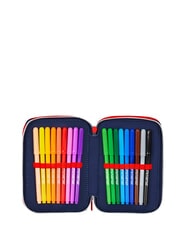 SPIDERMAN HANG TIME Estuche para l&aacute;pices con 3 cremalleras azul claro - Estuches y Accesorios - 3