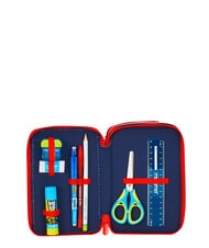 SPIDERMAN HANG TIME Estuche para l&aacute;pices con 3 cremalleras azul claro - Estuches y Accesorios - 4