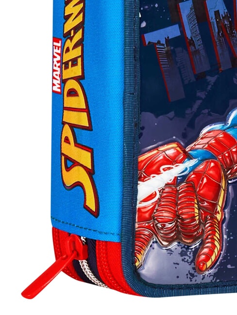 HANG TIME Estuche para l&aacute;pices con 3 cremalleras azul claro - Estuches y Accesorios