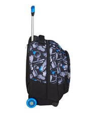 SEVEN HUE E WRITES Mochila con carrito de 2 ruedas, fija azul reflejo - Mochilas con ruedas - 2