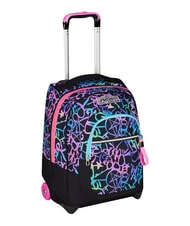 SEVEN SPRINKLING Mochila con carrito de 2 ruedas, fija fuxiafluo - Mochilas con ruedas - 3