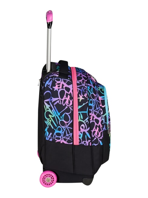 SPRINKLING Mochila con carrito de 2 ruedas, fija fuxiafluo - Mochilas con ruedas
