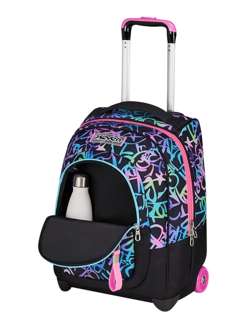 SPRINKLING Mochila con carrito de 2 ruedas, fija fuxiafluo - Mochilas con ruedas