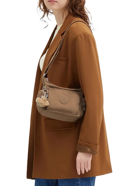 GABBIE MINI bolsa de hombro bronceado temprano - Bolsos Mujer