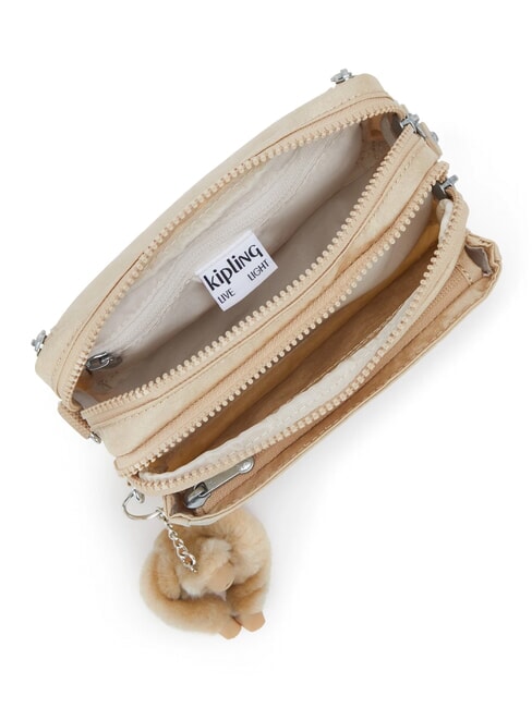 ABANU  minibolsos beige brillante - Bolsos Mujer