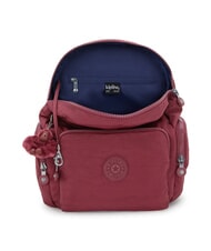 KIPLING CITY ZIP S Mochila con solapa vino de sal&oacute;n - Bolsos Mujer - 3