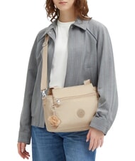 KIPLING ELYSIA Bolso de hombro con correa para el hombro. beige brillante - Bolsos Mujer - 4