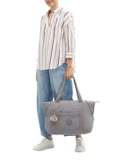 KIPLING ART M Bolsa de hombro gris acogedor - Bolsas de viaje - 5
