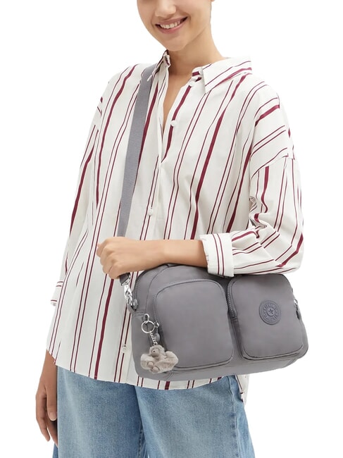 COOL DEFEA Bolso bandolera con bandolera gris acogedor - Bolsos Mujer