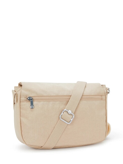 EARTHBEAT S Bolso de hombro beige brillante - Bolsos Mujer