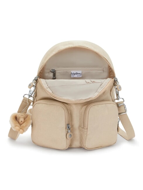 FIREFLY UP CONVERTIBLE Mochila beige brillante - Bolsos Mujer