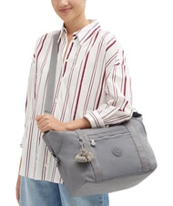 KIPLING ART TOTE M Bolso shopper con bandolera gris acogedor - Bolsos Mujer - 5