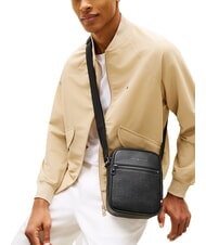 TOMMY HILFIGER TH WOVEN Bolso peque&ntilde;o con bolsillo negro - Bandoleras Hombre - 2