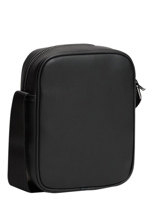 TH WOVEN Bolso peque&ntilde;o con bolsillo negro - Bandoleras Hombre