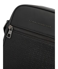 TOMMY HILFIGER TH WOVEN Bolso peque&ntilde;o con bolsillo negro - Bandoleras Hombre - 4