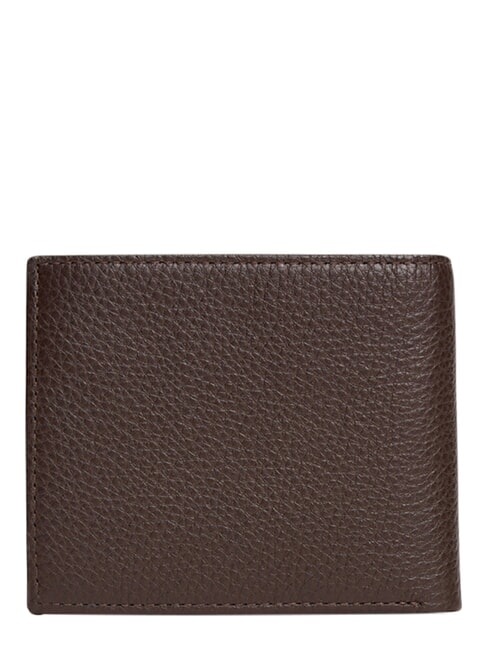 TH CENTRAL Cartera de cuero granos de caf&eacute; - Carteras Hombre