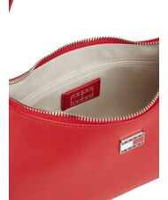 TOMMY HILFIGER TJ CITY CHARM Bolso de hombro rojo zafiro - Bolsos Mujer - 5