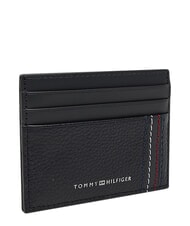 TOMMY HILFIGER TH CENTRAL Tarjetero de cuero espacio azul - Carteras Hombre - 3