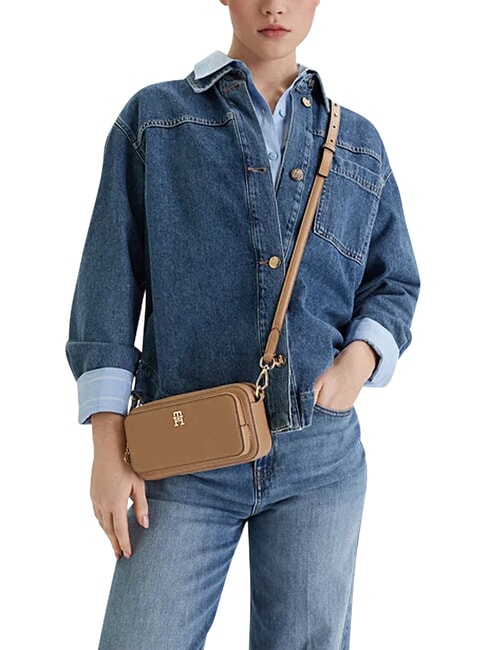 TH DAILY Bolso de hombro con correa para el hombro. lienzo de safari - Bolsos Mujer