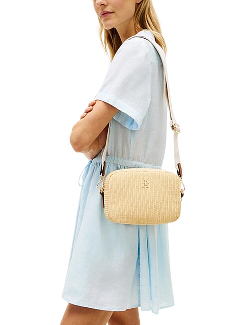 POPETTE Minibolso de hombro arena mono - Bolsos Mujer