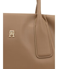 TOMMY HILFIGER TH ESSENTIAL Bolso de hombro lienzo de safari - Bolsos Mujer - 4