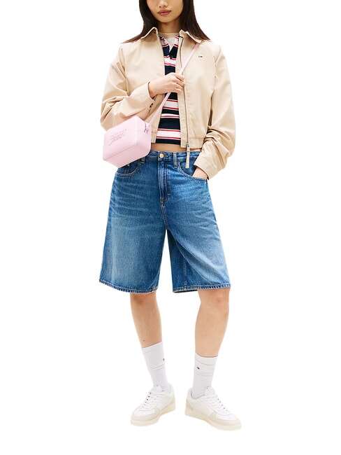 TJ MUST Minibolso de hombro rosa de polvo de perlas - Bolsos Mujer