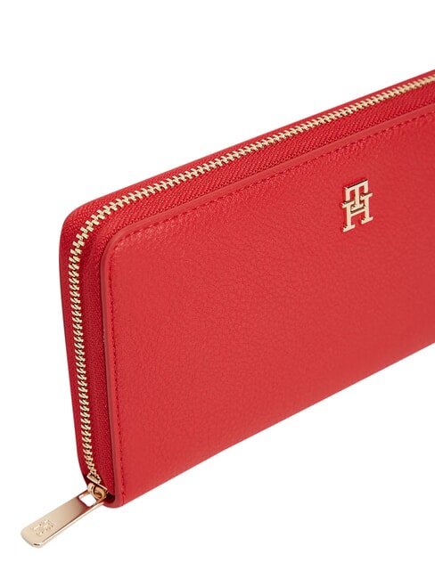 TH ICON Cartera grande con cremallera. rojo primario - Carteras Mujer