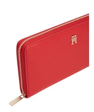TOMMY HILFIGER TH ICON Cartera grande con cremallera. rojo primario - Carteras Mujer - 3