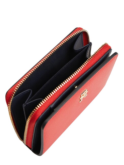 TH ICON Cartera mediana con cremallera rojo primario - Carteras Mujer