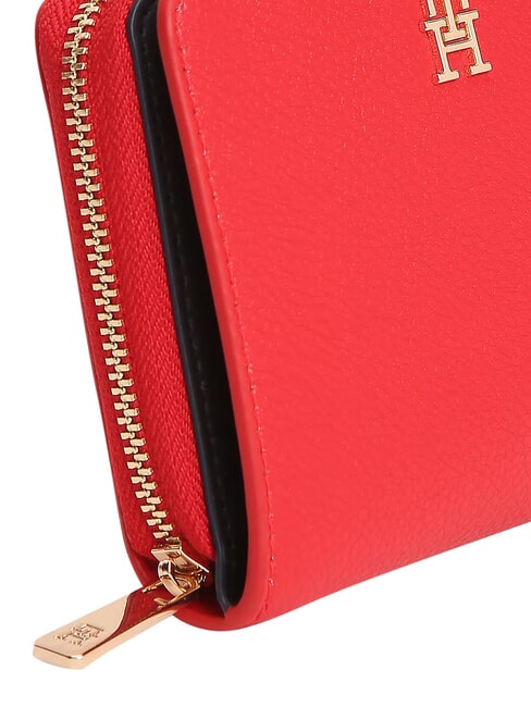 TH ICON Cartera mediana con cremallera rojo primario - Carteras Mujer