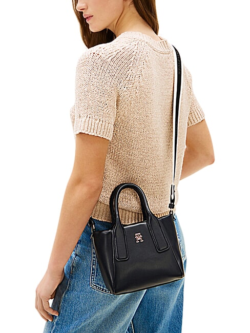 TH ESSENTIAL Minibolso de hombro negro - Bolsos Mujer