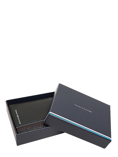 TH CENTRAL Cartera y tarjetero de piel. negro - Carteras Hombre