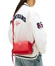 TOMMY HILFIGER TJ CITY CHARM Minibolso de hombro rojo zafiro - Bolsos Mujer - 2