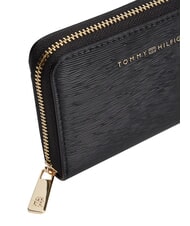 TOMMY HILFIGER TH MODERN Cartera compacta con cierre de cremallera negro - Carteras Mujer - 3